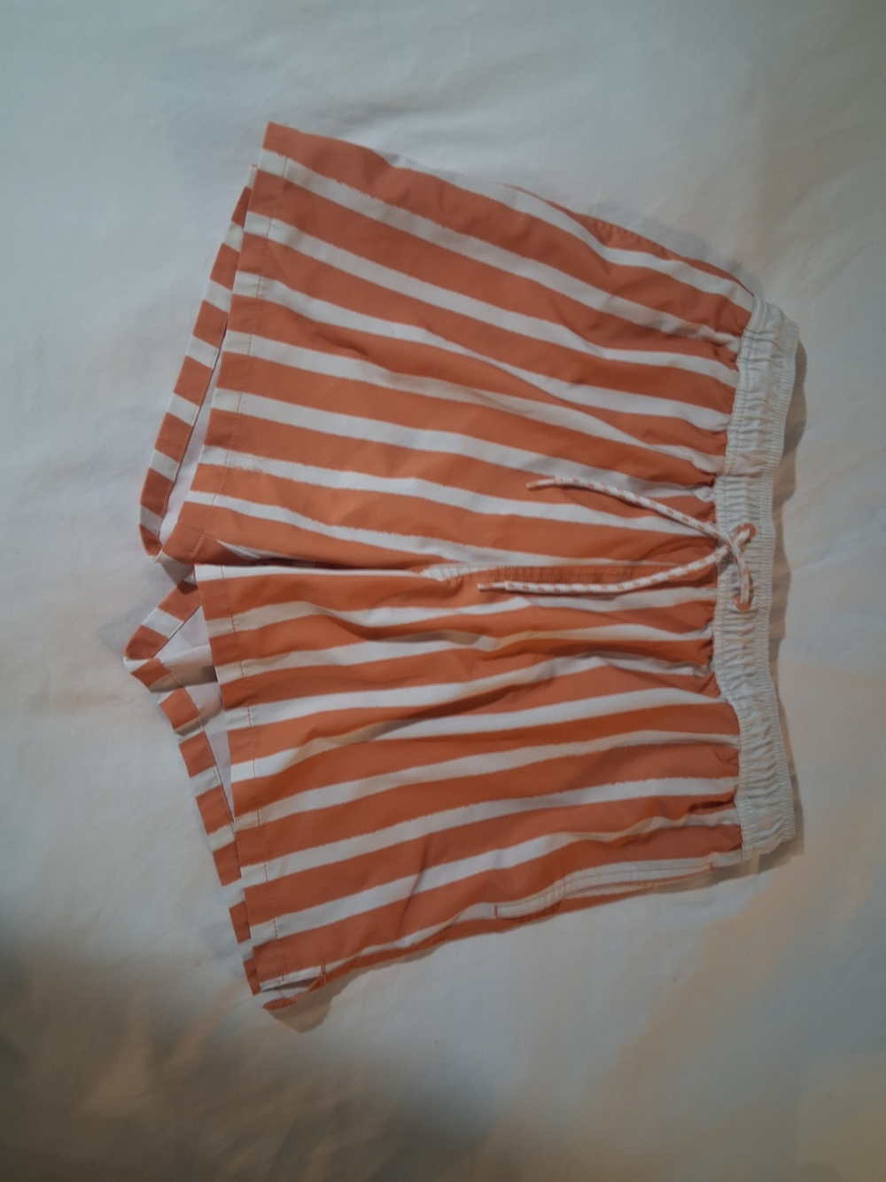 Goodfellow & Co Orange and White Striped Athletic Shorts